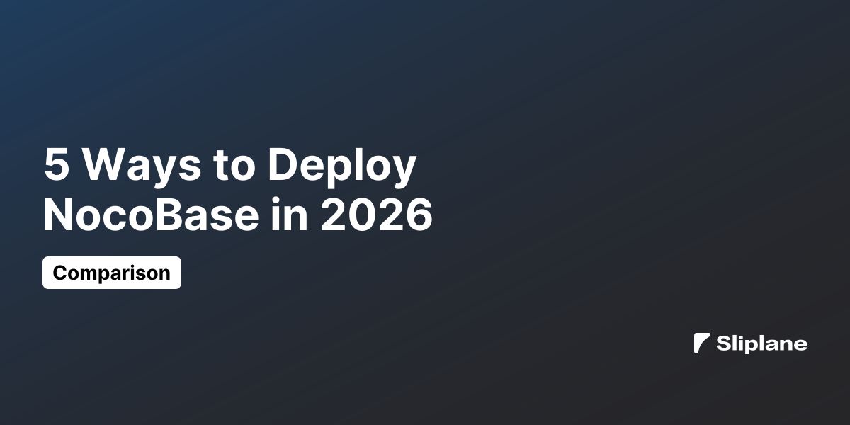 5 Ways to Deploy NocoBase in 2026